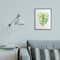 Stupell Industries Monstera Leaf Tropical Plant Over White in Black Frame Wall Art
